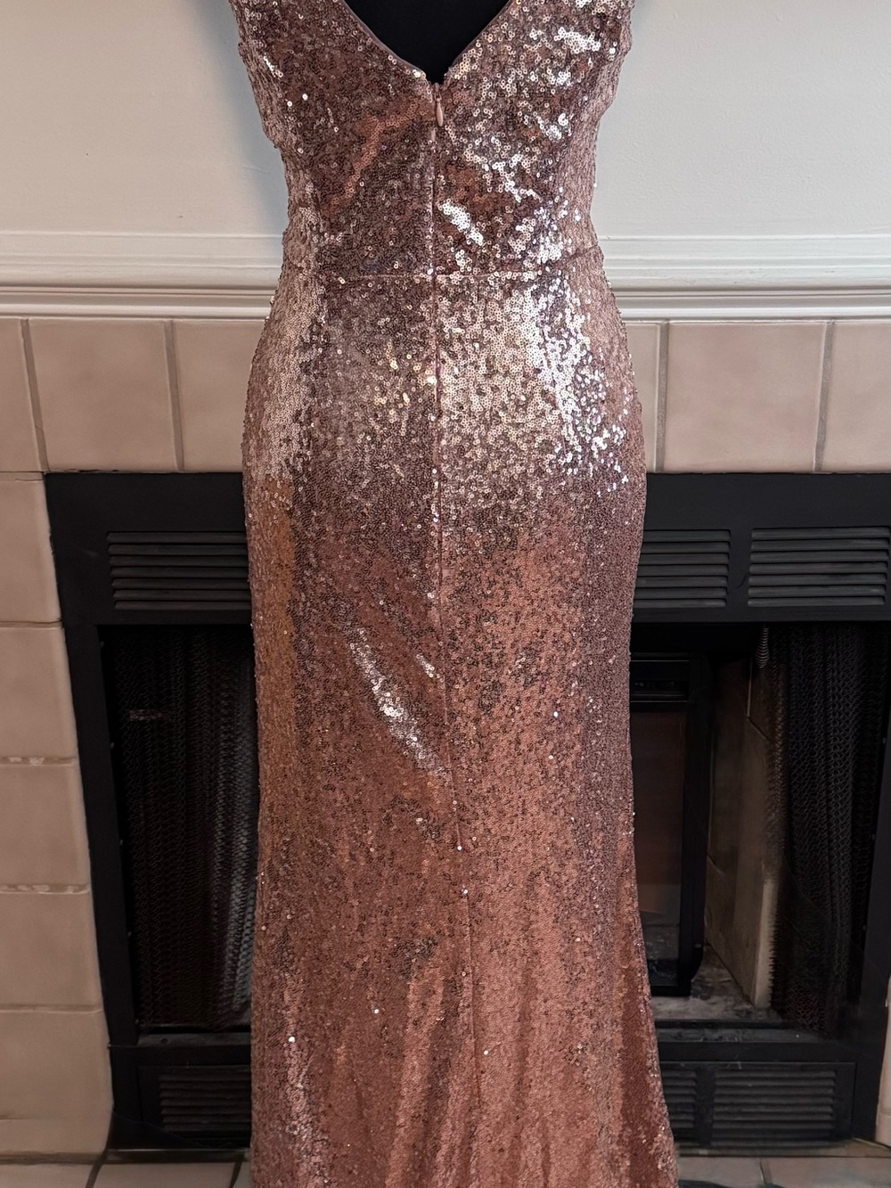 New Jump Rose Gold Formal Dress - Picture 5 of 8